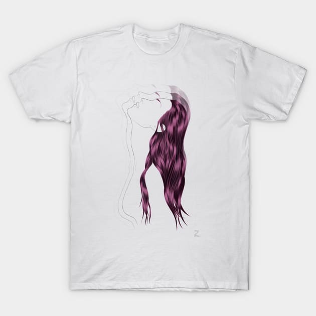 Hair T-Shirt by Zdenucha